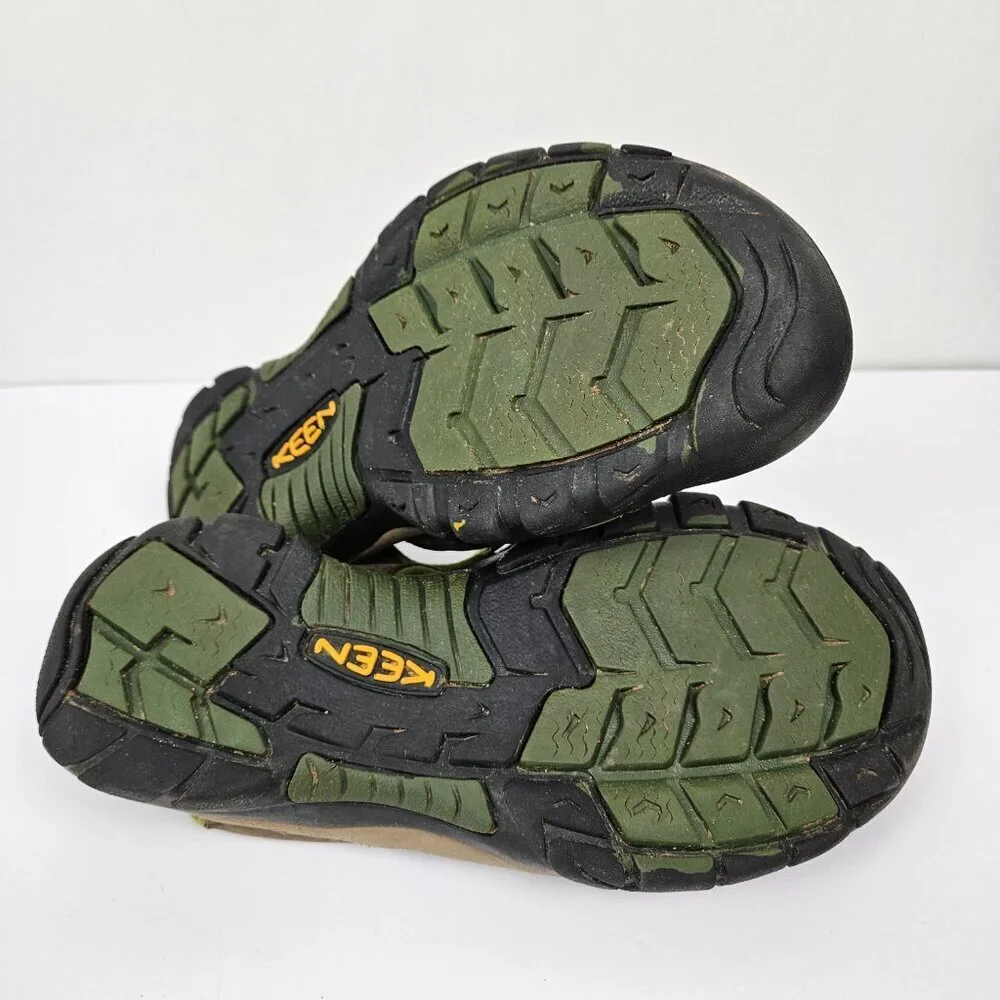 Keen Newport Waterproof Leather Sandal Tan/Green1001901